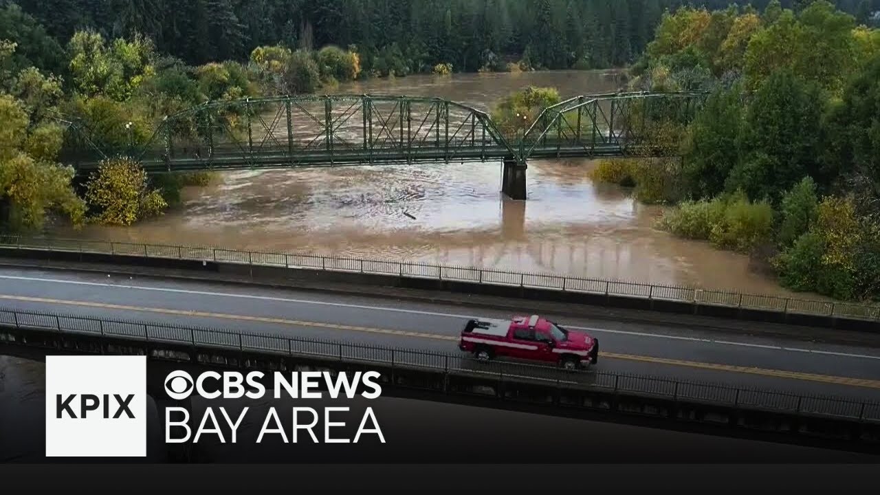 Russian River reaches flood stage as North Bay receives record rain during atmospheric river