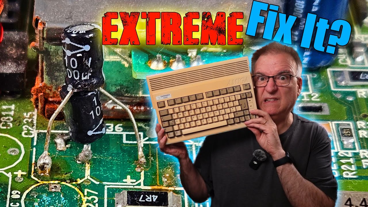 Worst Recap Ever? Amiga 600 Extreme Repair