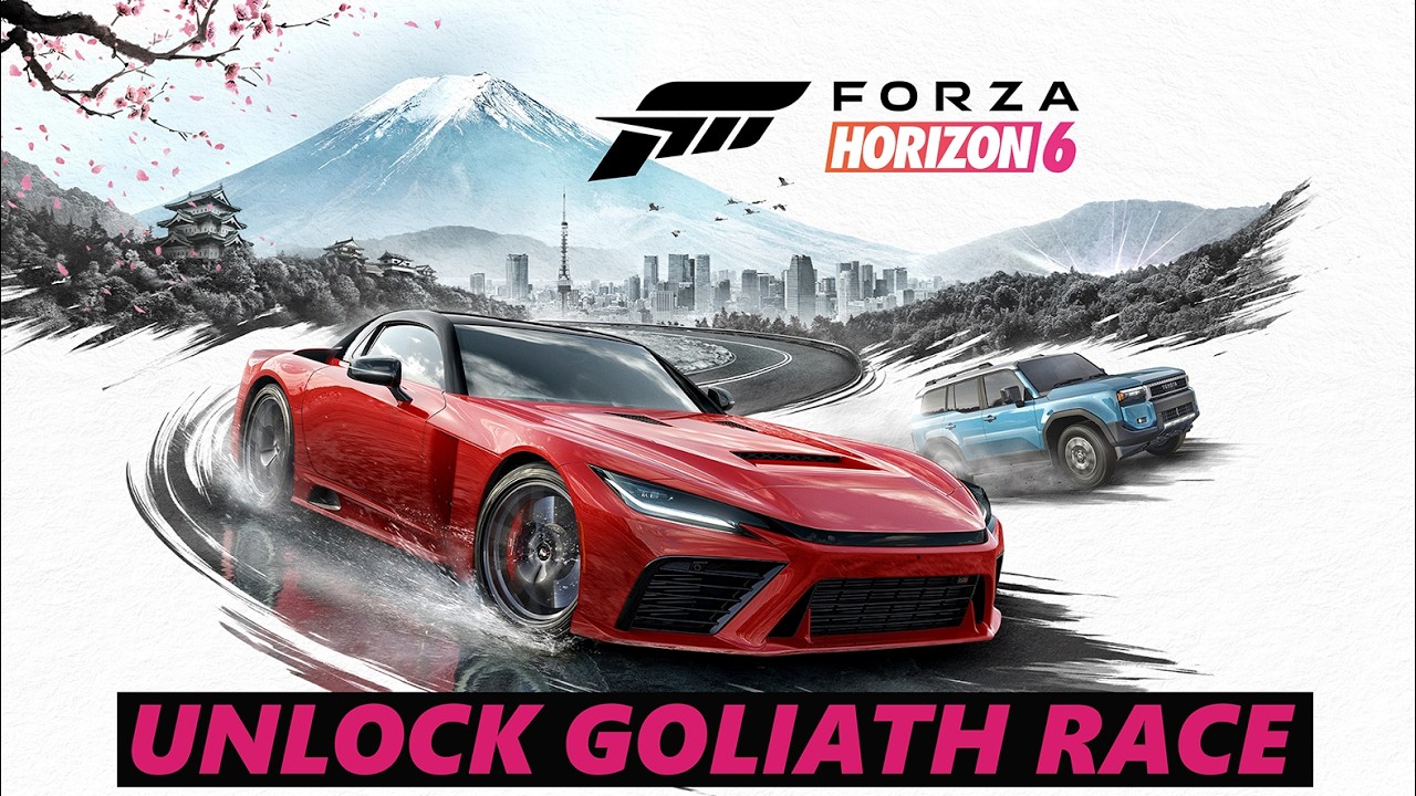 Как открыть гонки Goliath в Forza Horizon 6