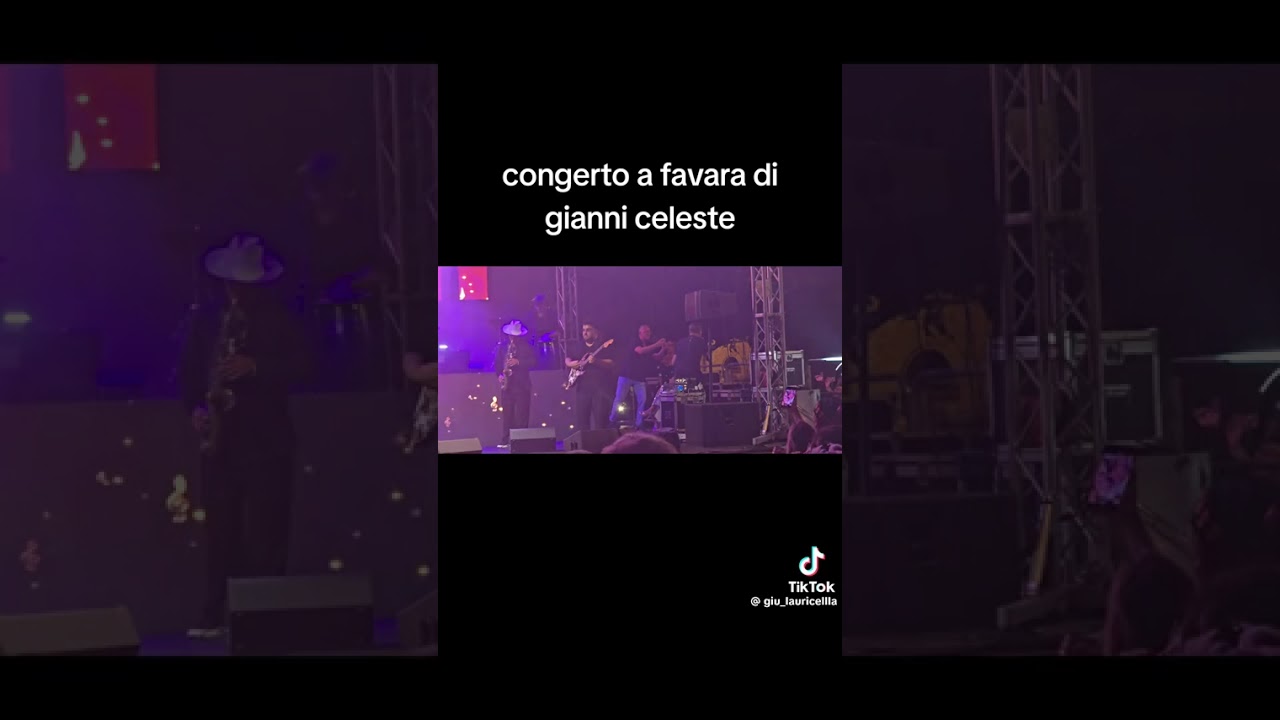 GIANNI CELESTE tengo a tte live 2025