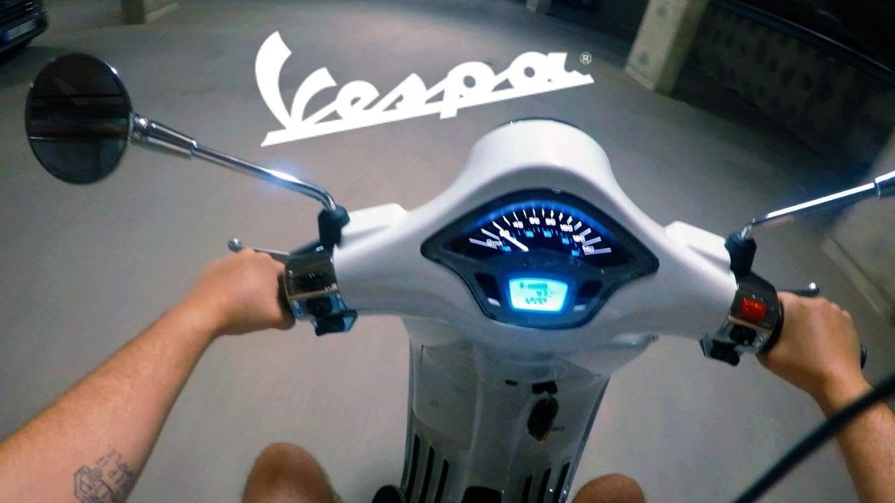 My First Ride Experience with Vespa Scooter