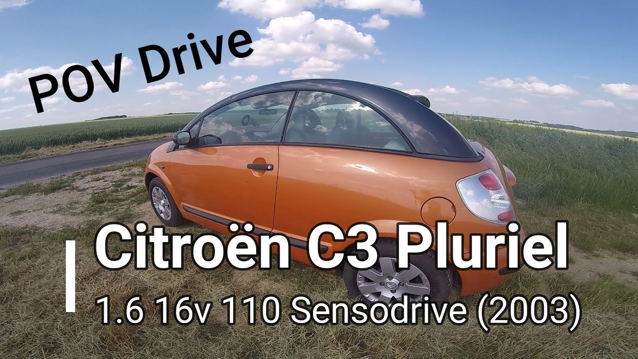 Citroën C3 Pluriel  1.6 16v 110 Sensodrive (2003) POV Test Drive