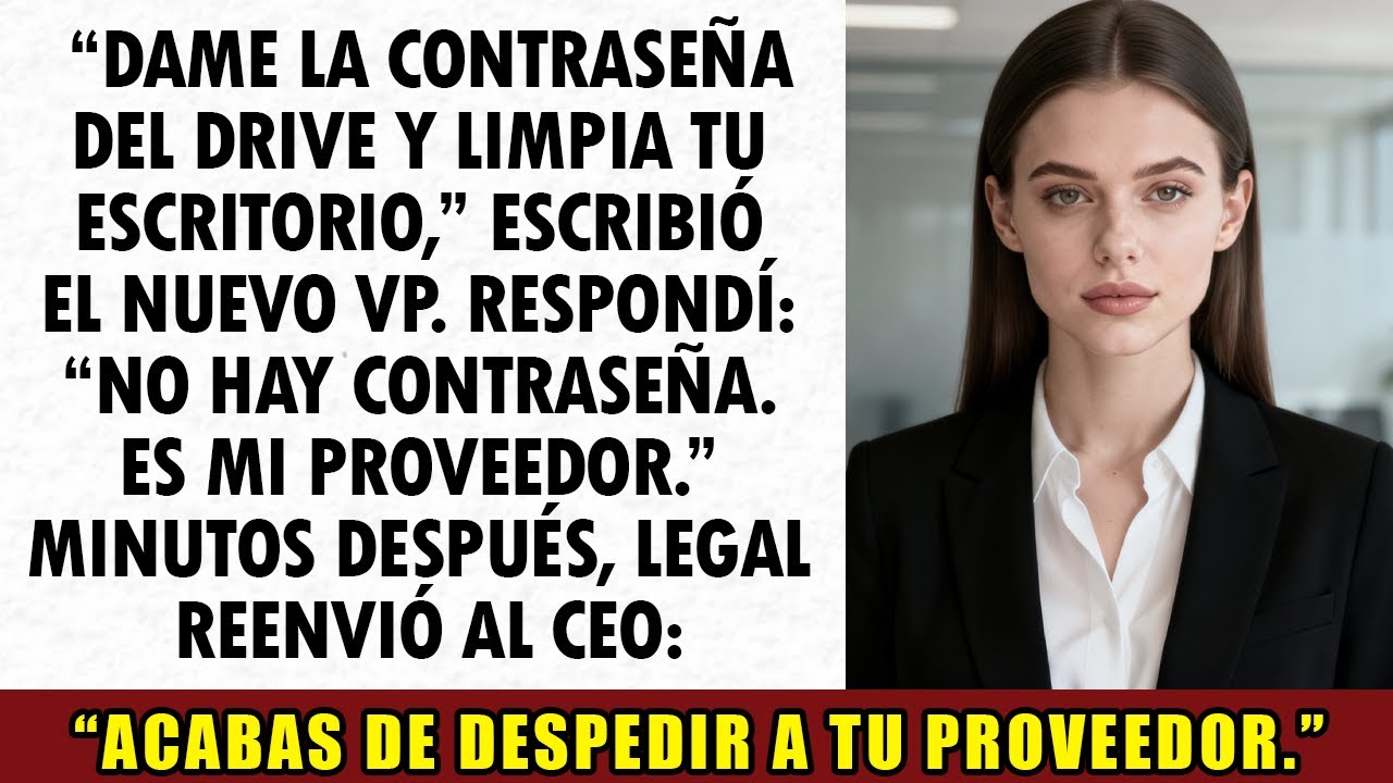 Ella no era una empleada  Era la proveedora—y el departamento legal la respaldó