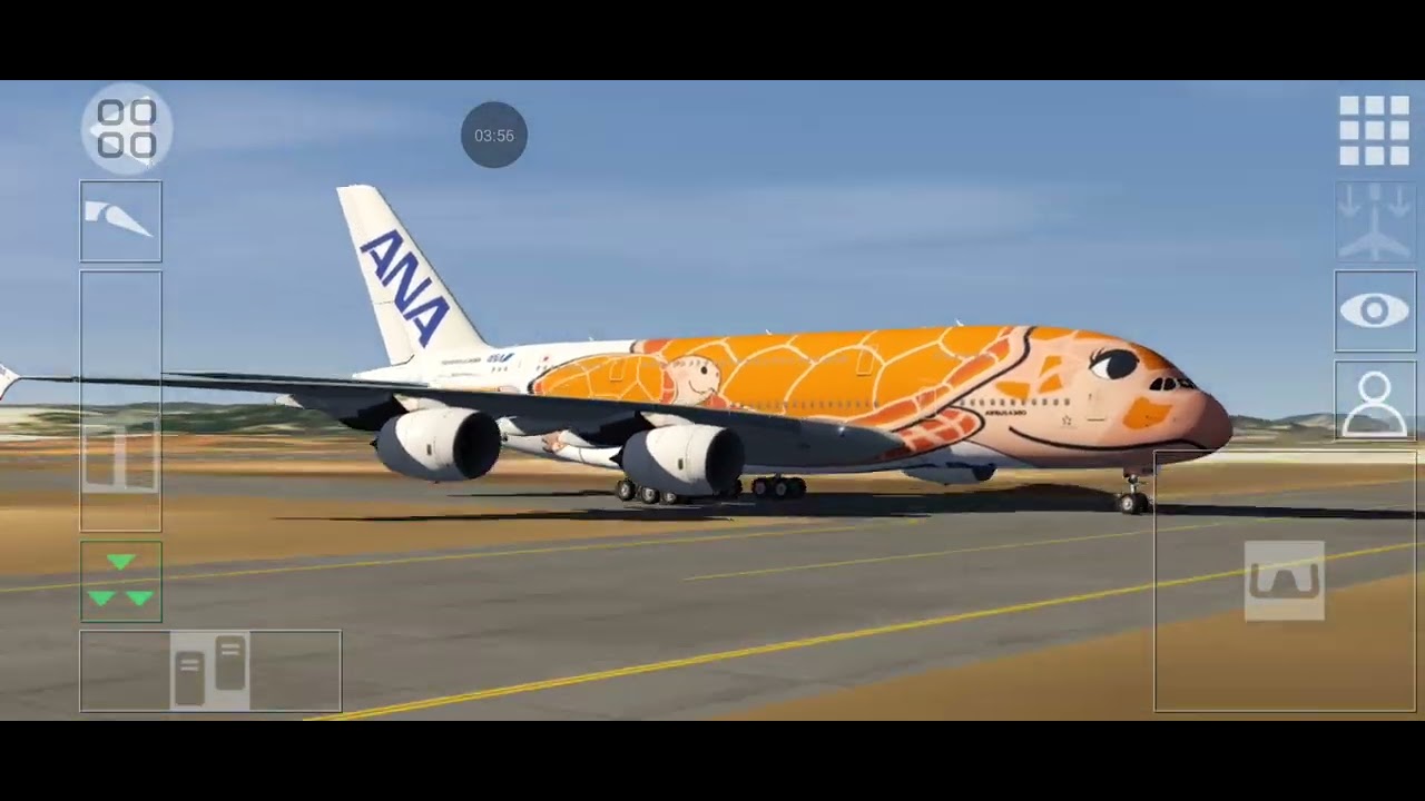 AEROFLY FS GLOBAL A380 ALL NIPPON AIRWAYS LANDING AT CAM RANH
