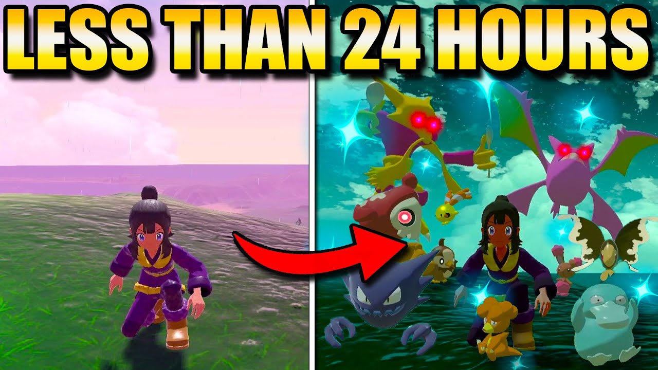 I had ONE DAY to catch as many shiny Pokemon as possible (ALL methods)