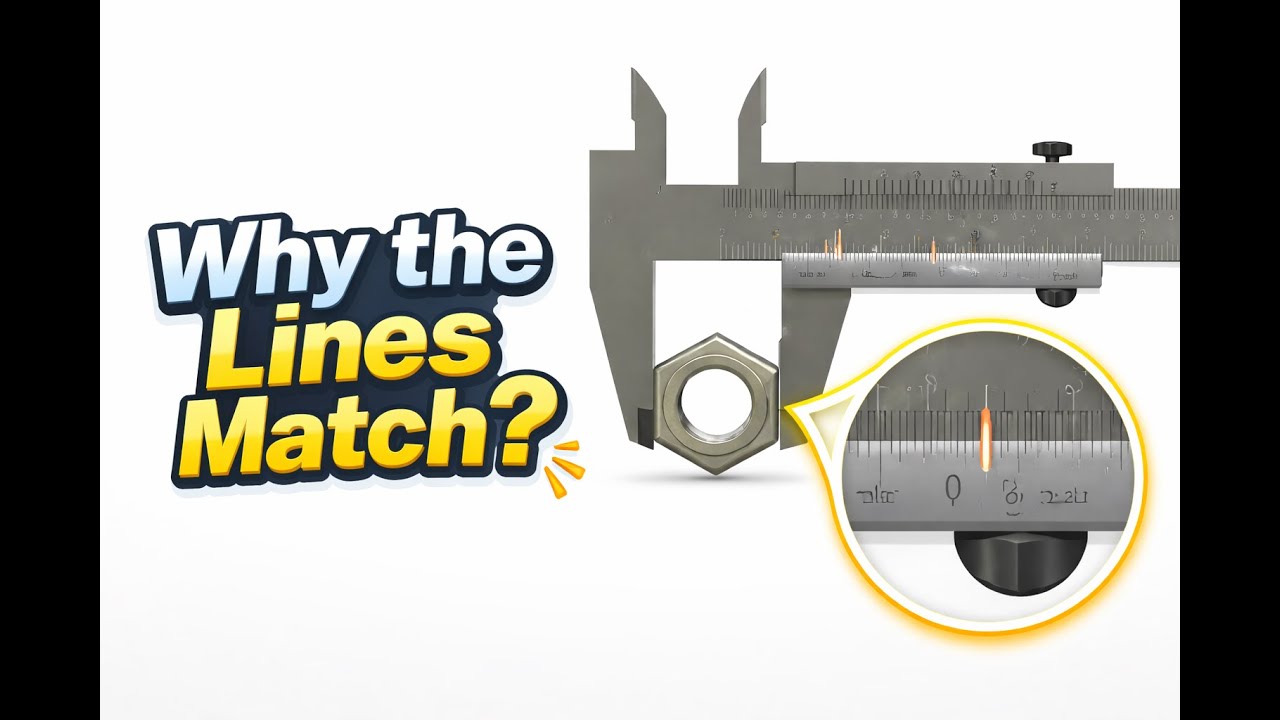 The Simple Trick Behind Vernier Calipers (Why the Lines Match?)