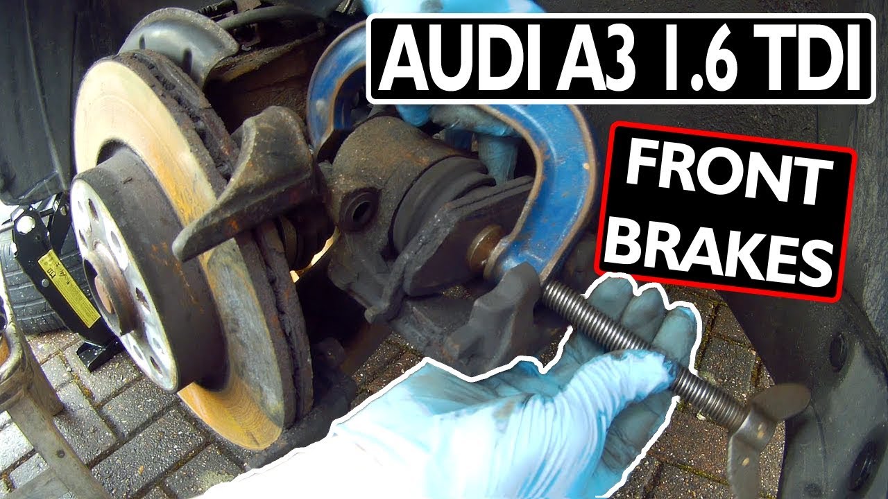 Audi A3, ПЕРЕДНИЕ ТОРМОЗА (Руководство для начинающих)