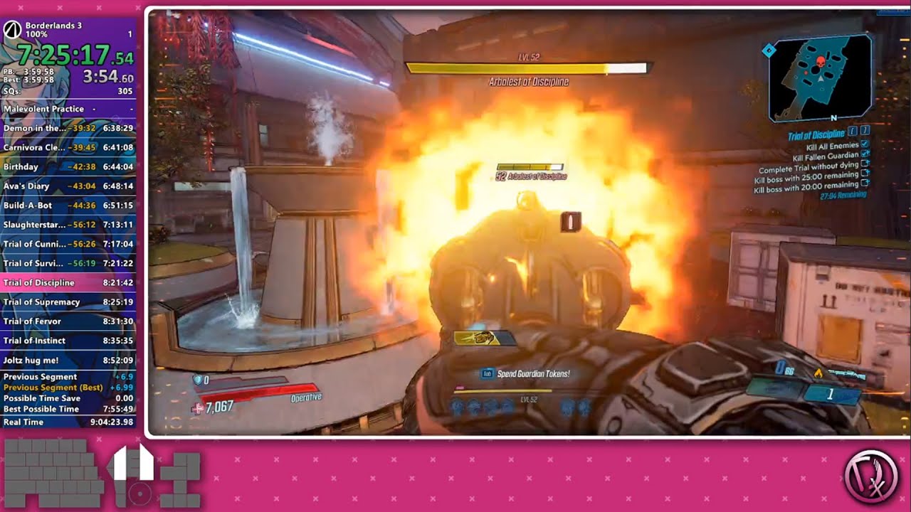 Borderlands 3 100% Speedrun in 7:52:42