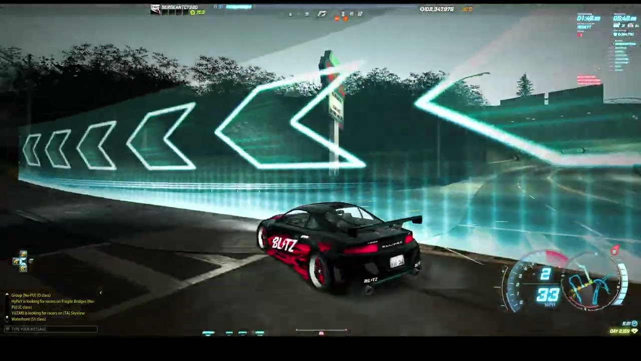 Need For Speed World - Mitsubishi Eclipse GSX [D33A] - RED BLITZ Edition