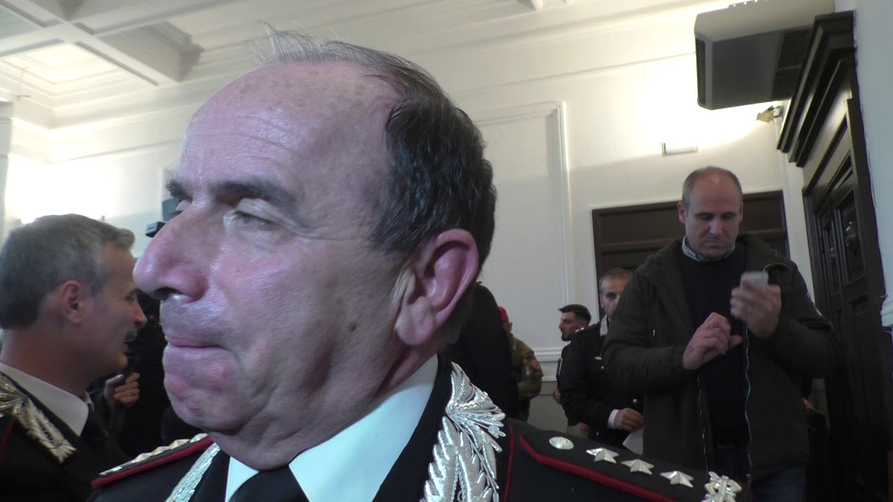 Il generale Robusto a termine dell'operazione Scott Rinascita