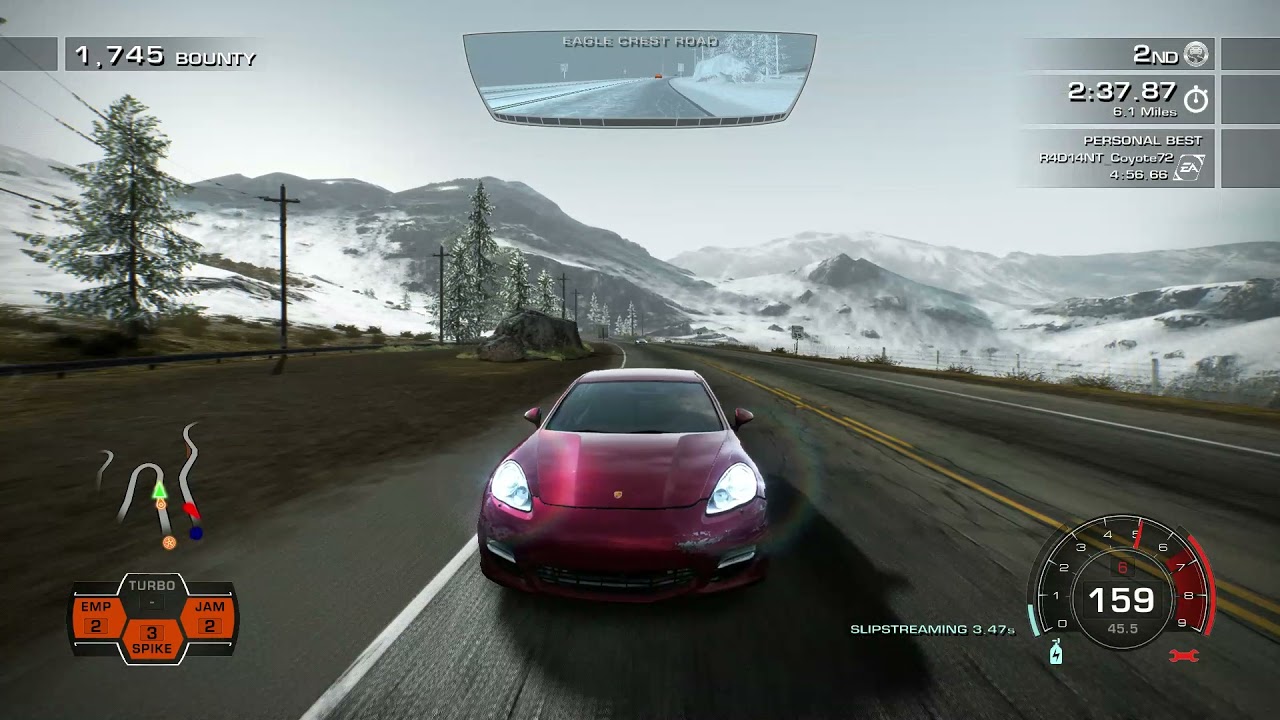 Need For Speed Hot Pursuit Remastered/Avalanche (again) with Porsche Panamera Turbo