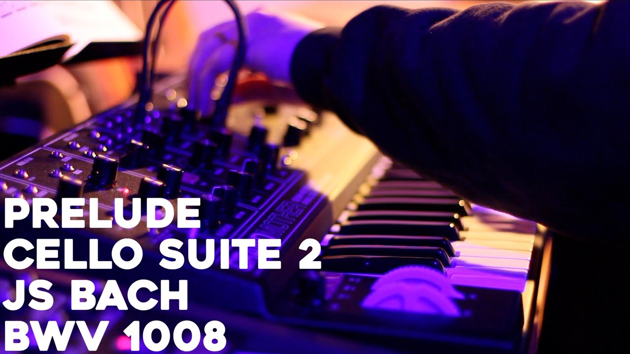 Bach Cello Suite 2 Prelude - Played on the Moog Grandmother