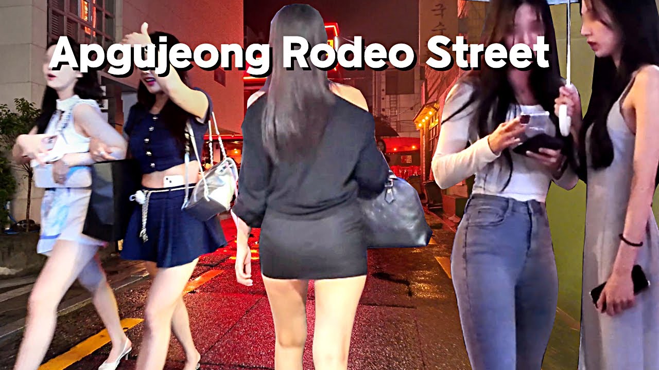 [4K SEOUL KOREA] 🔥🔥넘버원 핫피플 거리 새벽 압구정클럽 압구정로데오🔥🔥/Apgujeong#SEOUL/KOREA/City Stroll