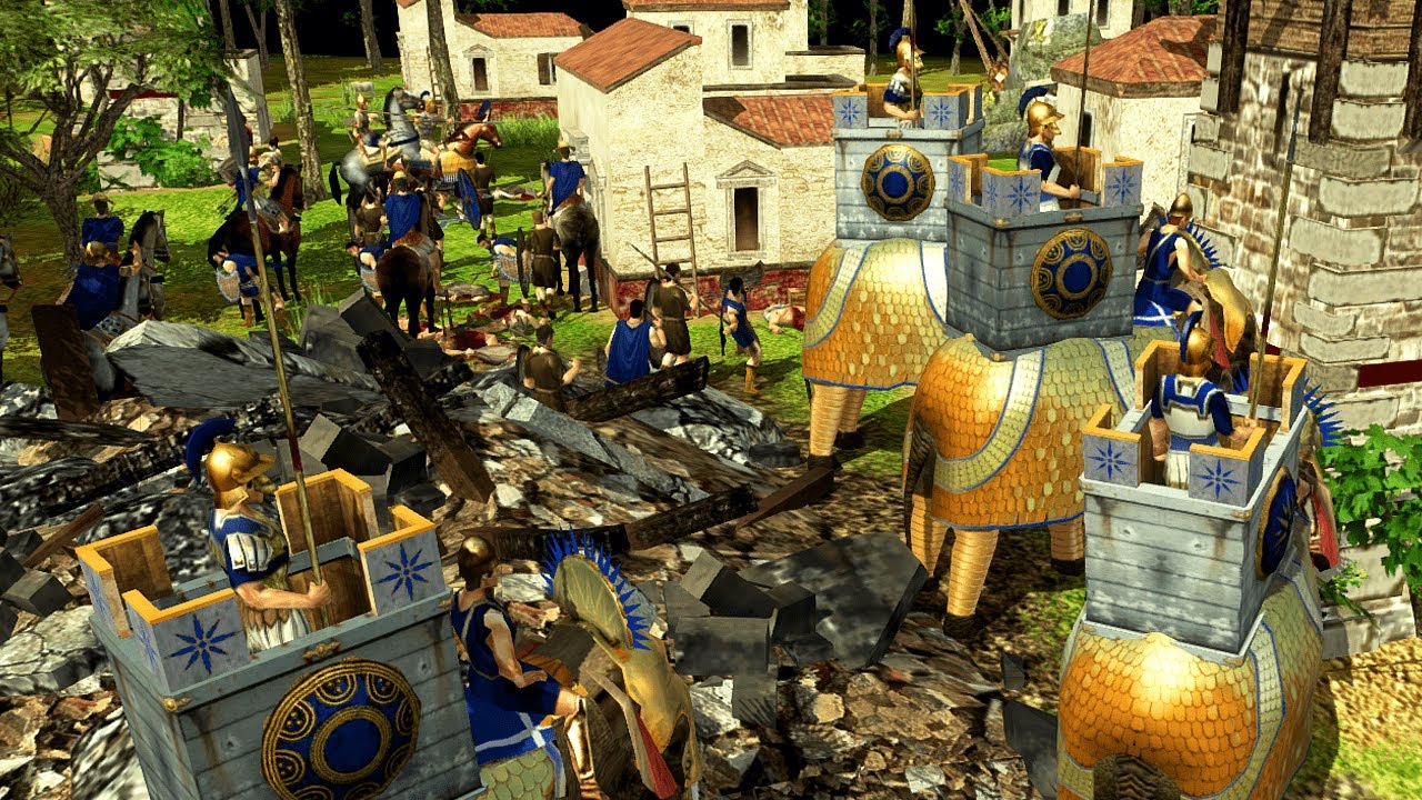 0AD Pro 1v1 | Seleucid Cavalry RAIDING vs Stockfish (2074)