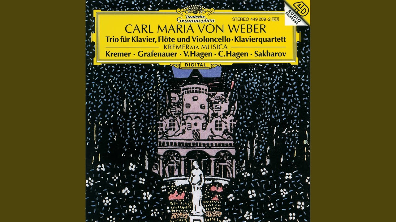 Weber: Trio for Piano, Flute and Violoncello in G minor, op.63 (J259) - 1. Allegro moderato