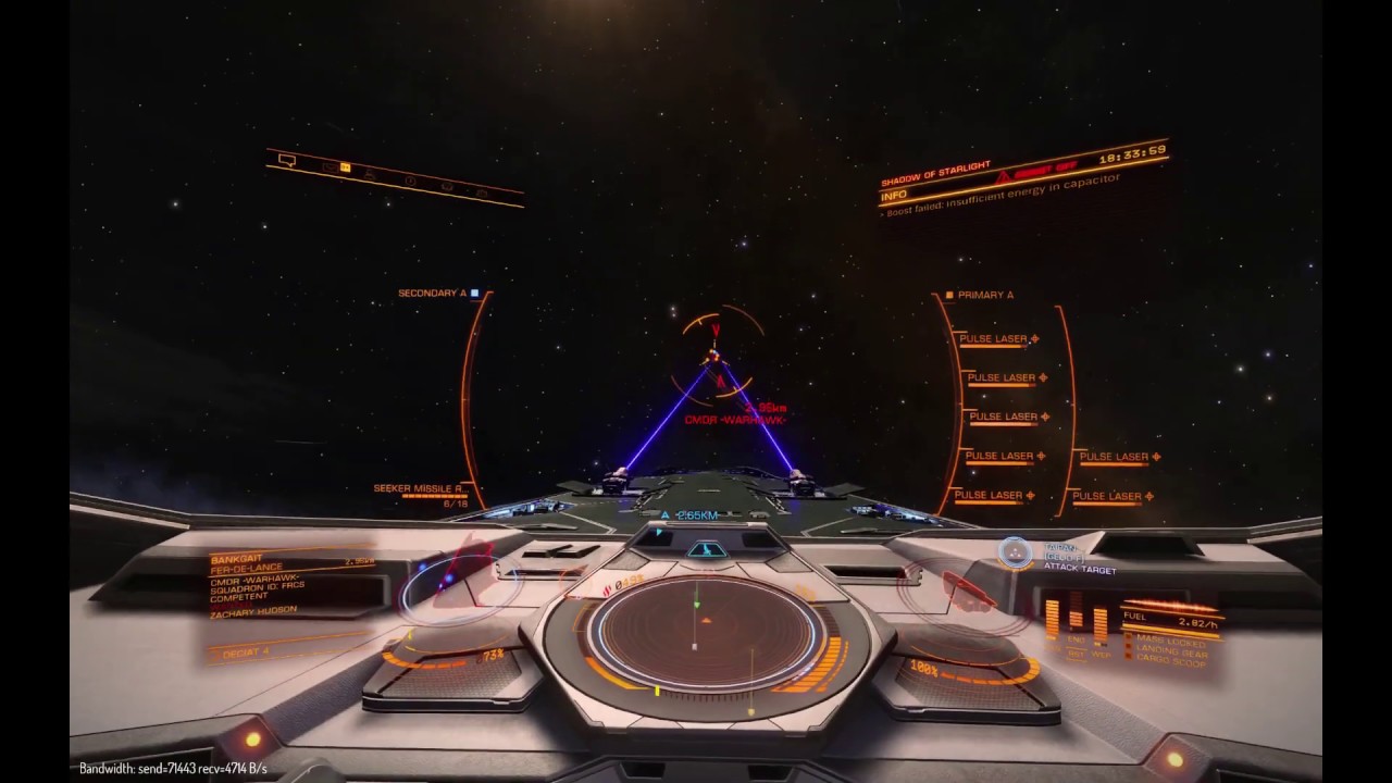 PvP. Another Deciat Ganker (FDL) Tries to Kill The Easy Harmless Anaconda (Elite Dangerous)