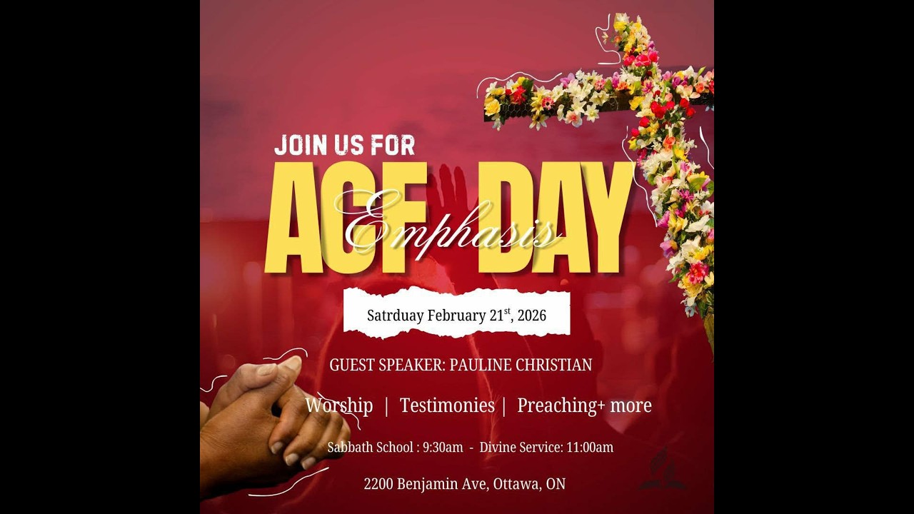 Ottawa Adventist Church Live Stream | February  21, 2026 |
