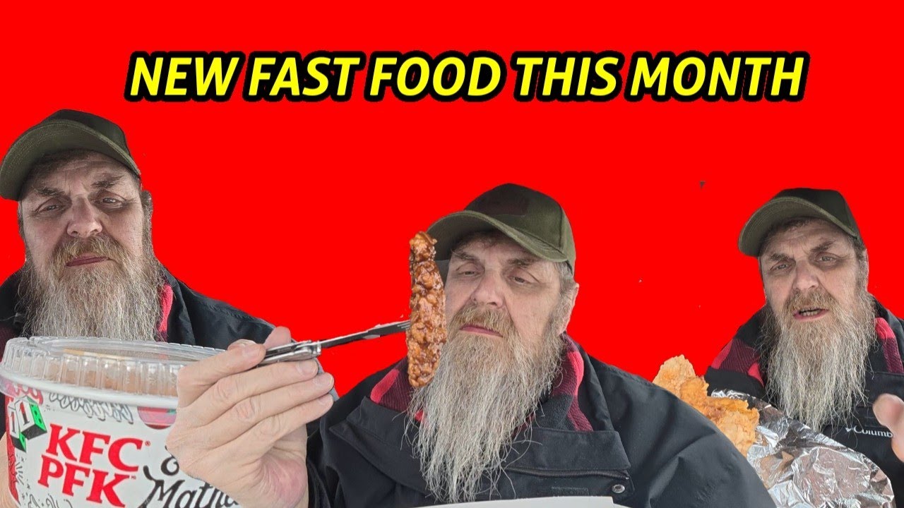 Пробую все НОВЫЕ блюда фастфуда в этом месяце – KFC (Мэтти Мэтисон), Taco Bell, DQ и другие 