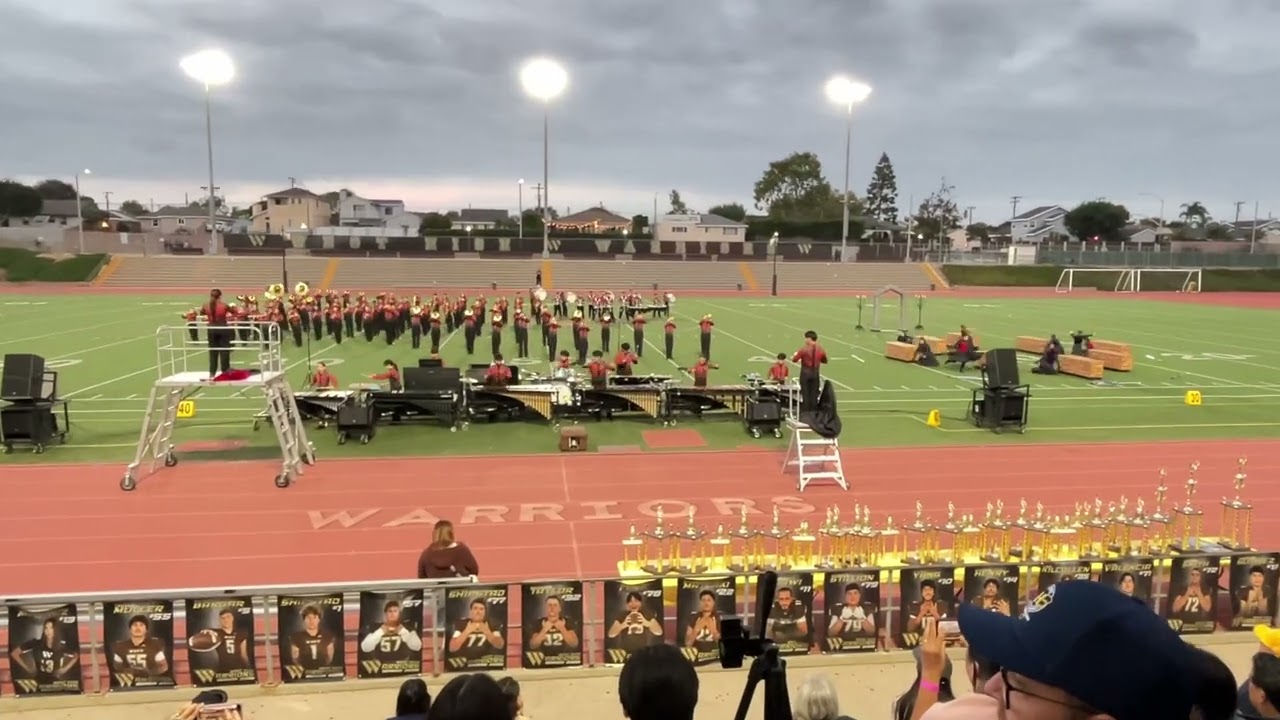 Sept. 27, 2025: South High Band and Color Guard at West High Invitational Field Tournament
