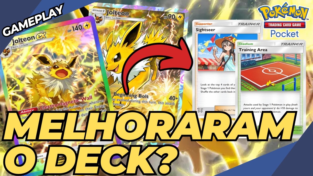 Esse baralho de Jolteon me levou até a Master Ball! | Gameplay Pokémon TCG Pocket