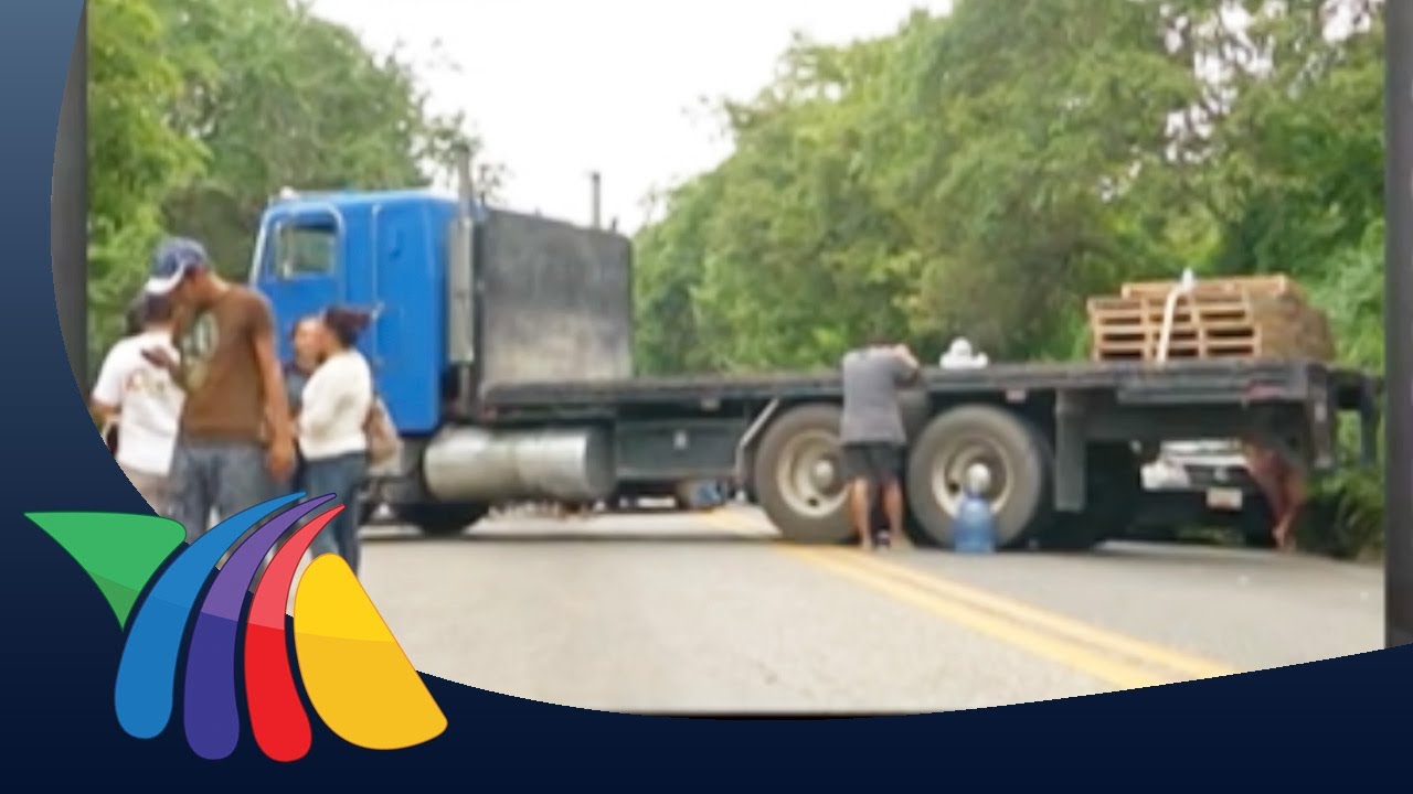 Nuevo bloqueo en carretera Acapulco-Chilpancingo