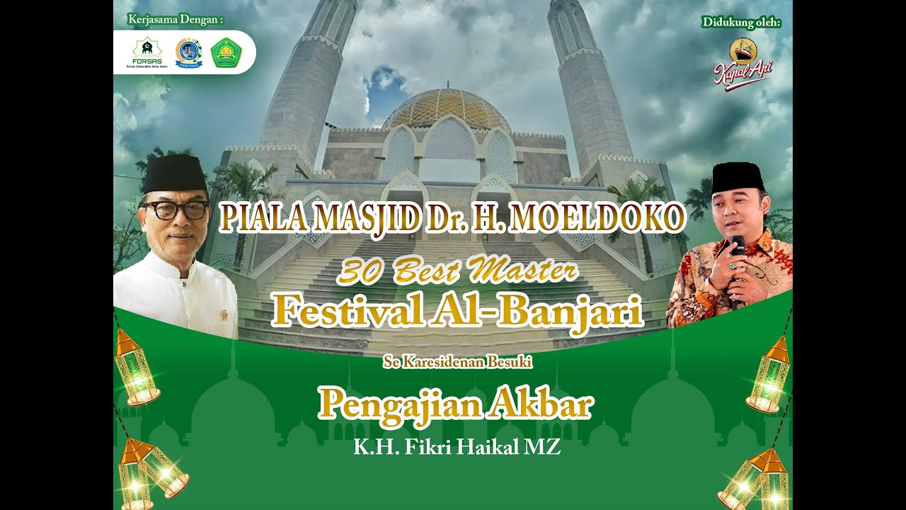 PIALA MASJID Dr. H. Moeldoko 30 Best Master FESTIVAL AL-BANJARI SEKARISDENAN BESUKI
