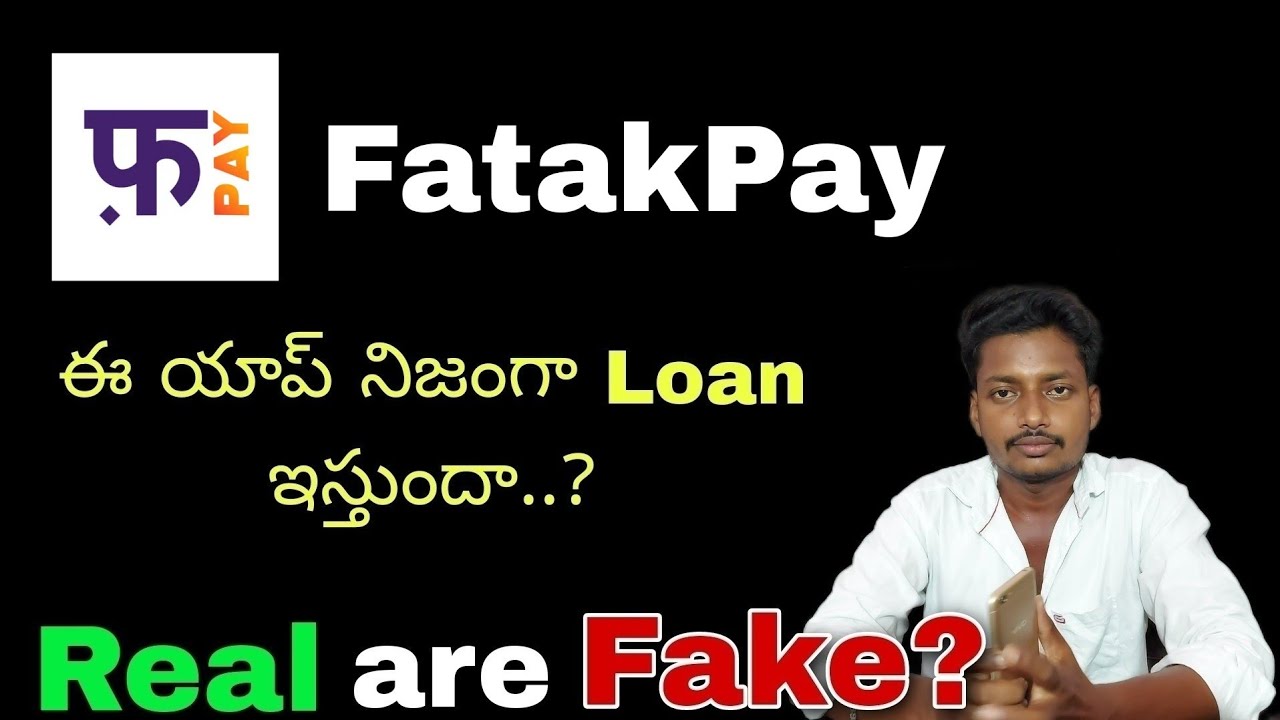 FatakPay loan app telugu | Fatakpay loan app real or fake in telugu | Fatakpay loanapp review telugu