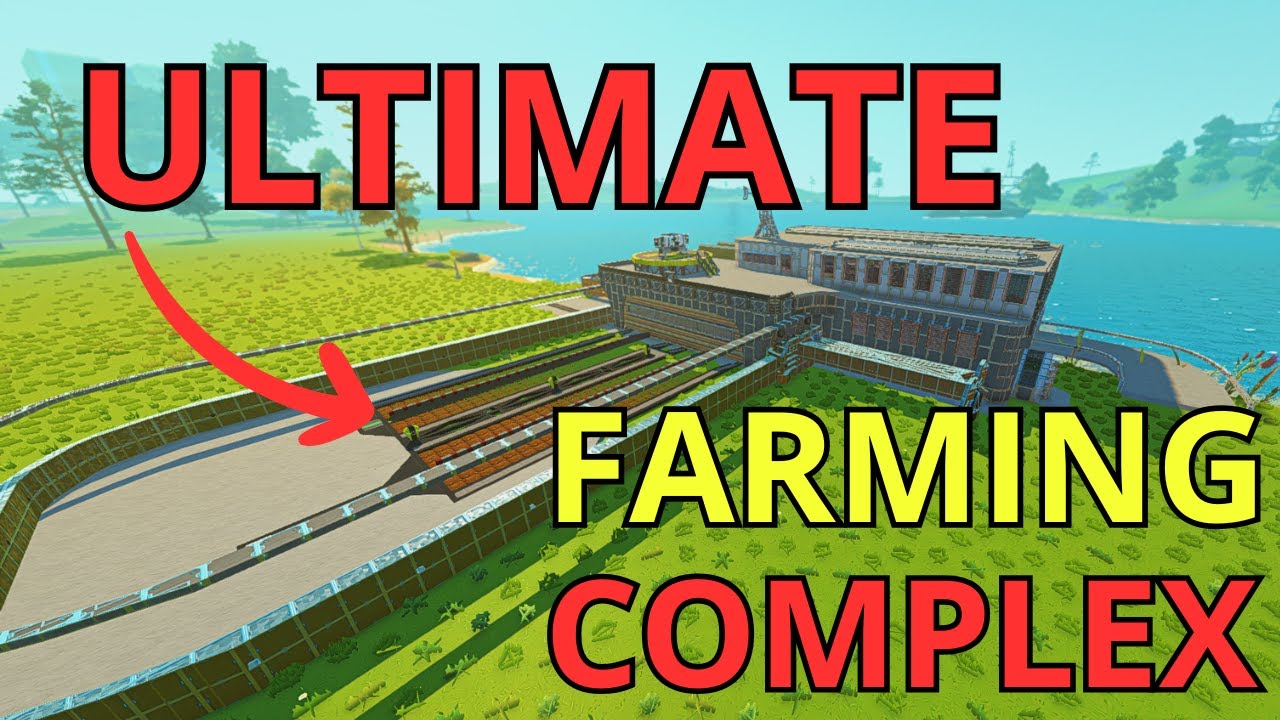 THIS AUTO FARM IS PROGRAMMABLE and IT DEFENDS ITSELF | Scrap Mechanic Concept