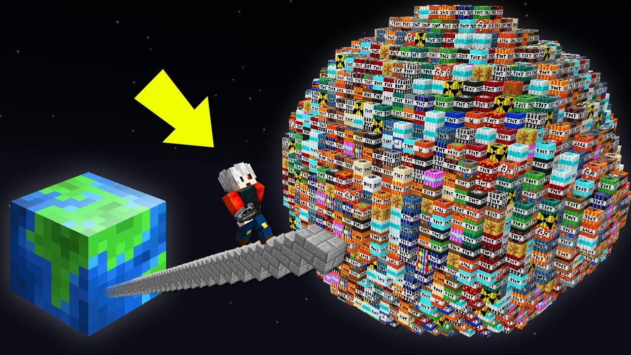 UZAY TNT GEZEGENİNİ PATLATMAK - Minecraft