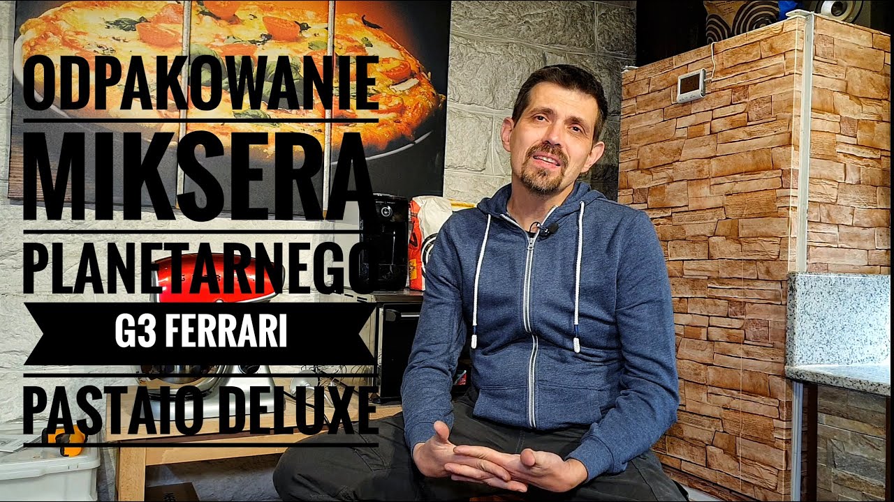 Rozpakowanie Miksera Planetarnego G3 Ferrari Pastaio Deluxe (unboxing)