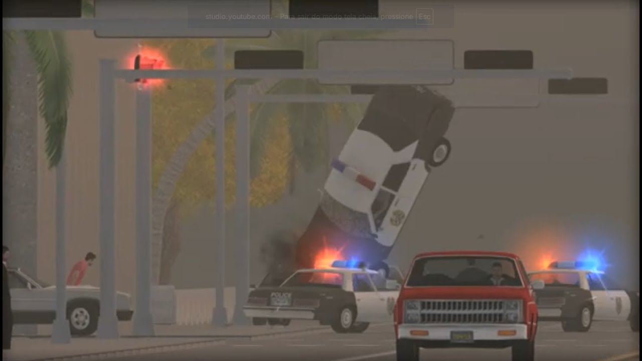 High-speed police chase in Miami - Part 2