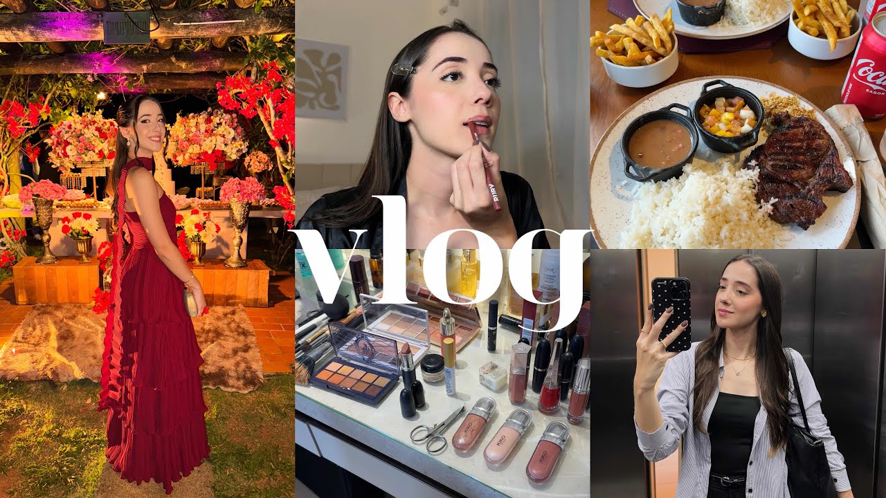 minha rotina real | maquia e fala, noite com as amigas, madrinha de casamento e aniversário #vlog 