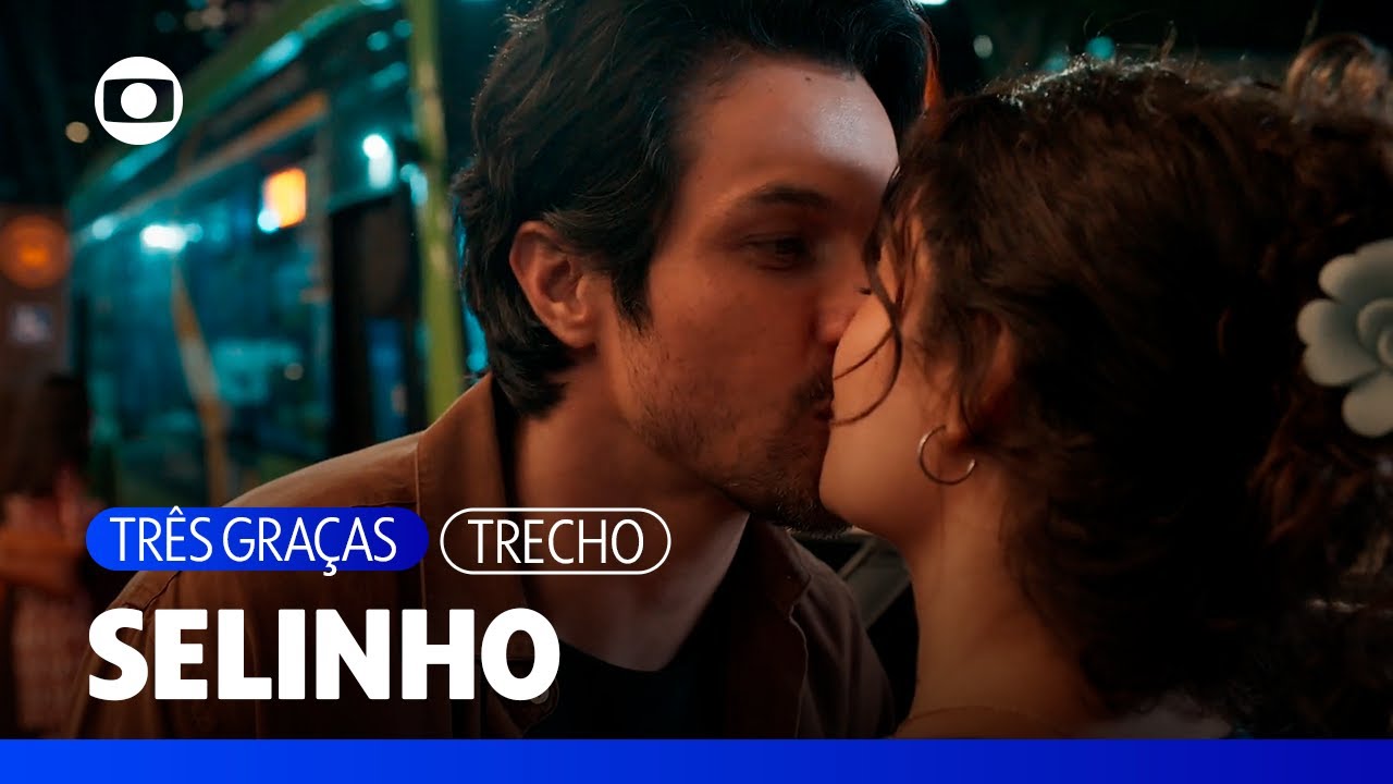 Paulinho dá um selinho em Gerluce sem querer!  | Três Graças | TV Globo
