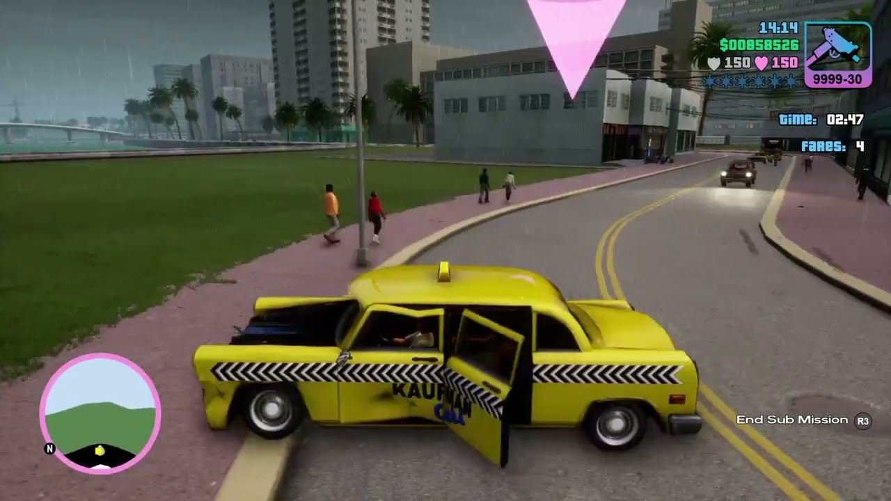Grand Theft Auto: Vice City – The Definitive Edition Taxi Missions #307