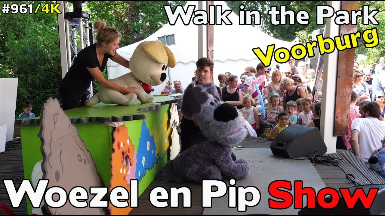 WOEZEL EN PIP komen langs tijdens WALK IN THE PARK VoorBurg.Ook Jennifer EWBANK en Emmaly brown #961