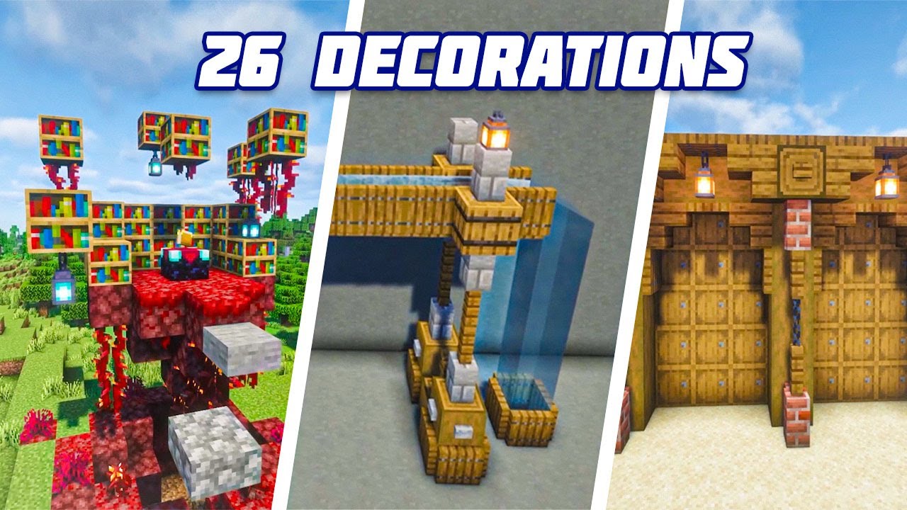 26 лучших украшений для Minecraft