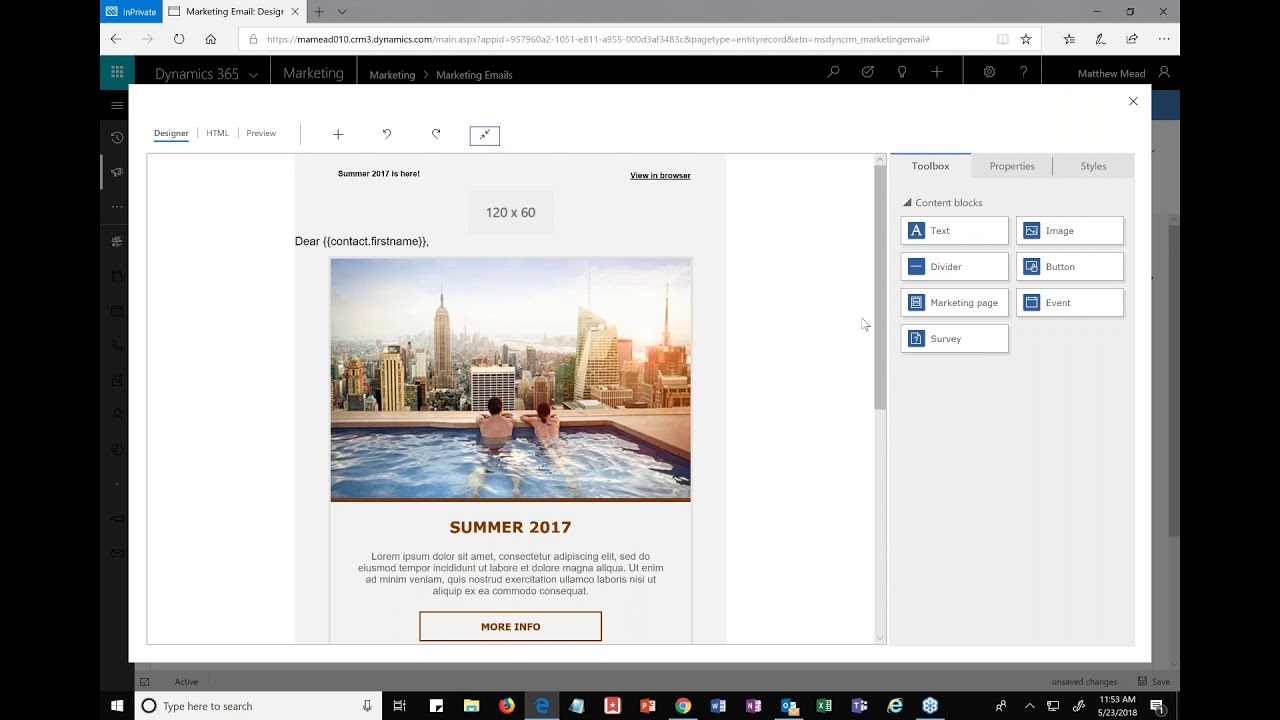 Demo Only: Microsoft Previews Dynamics 365 for Marketing