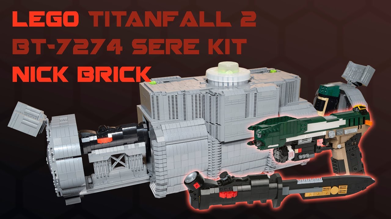 LEGO Titanfall 2 🔹 LEGO BT-7274's SERE Kit (Smart Pistol, Data Knife, AI Core) - Collab with Si-Mocs