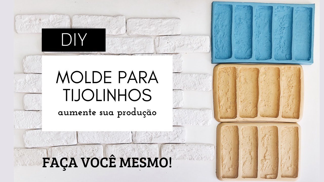 DIY COMO FAZER MOLDE DE SILICONE | Tijolinho de Gesso