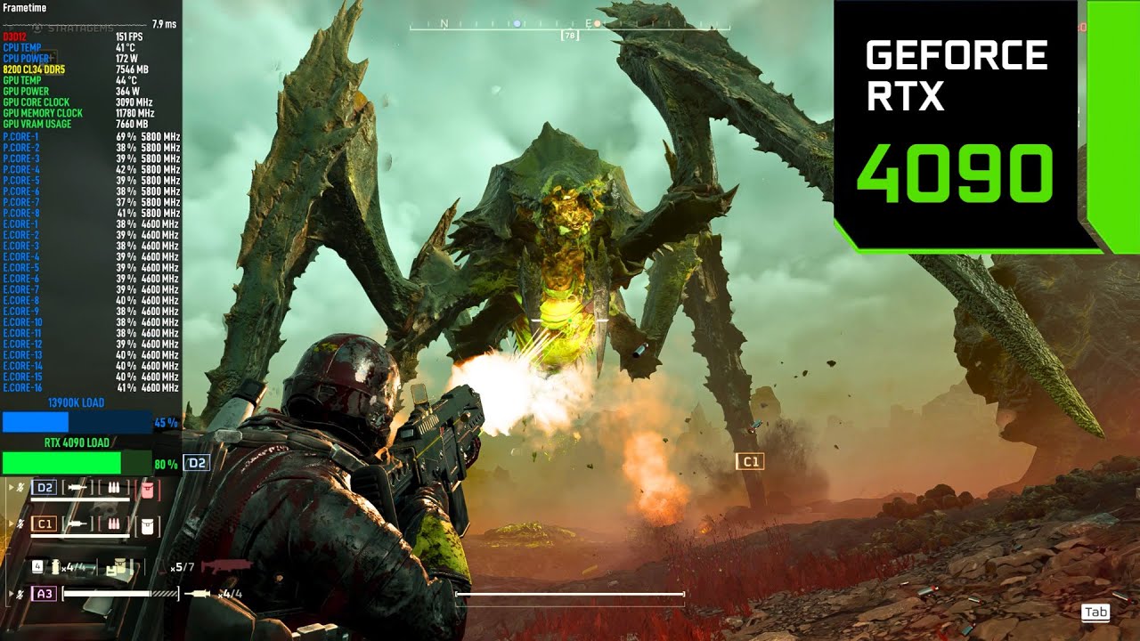 HELLDIVERS 2 - 1440p Maximum Settings | RTX 4090