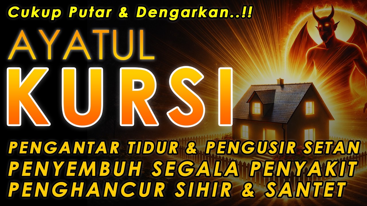 AYAT KURSI Pengantar Tidur | Bacaan Pengusir Setan | Ayat Ruqyah Ganas Penghancur Jin & Setan #19