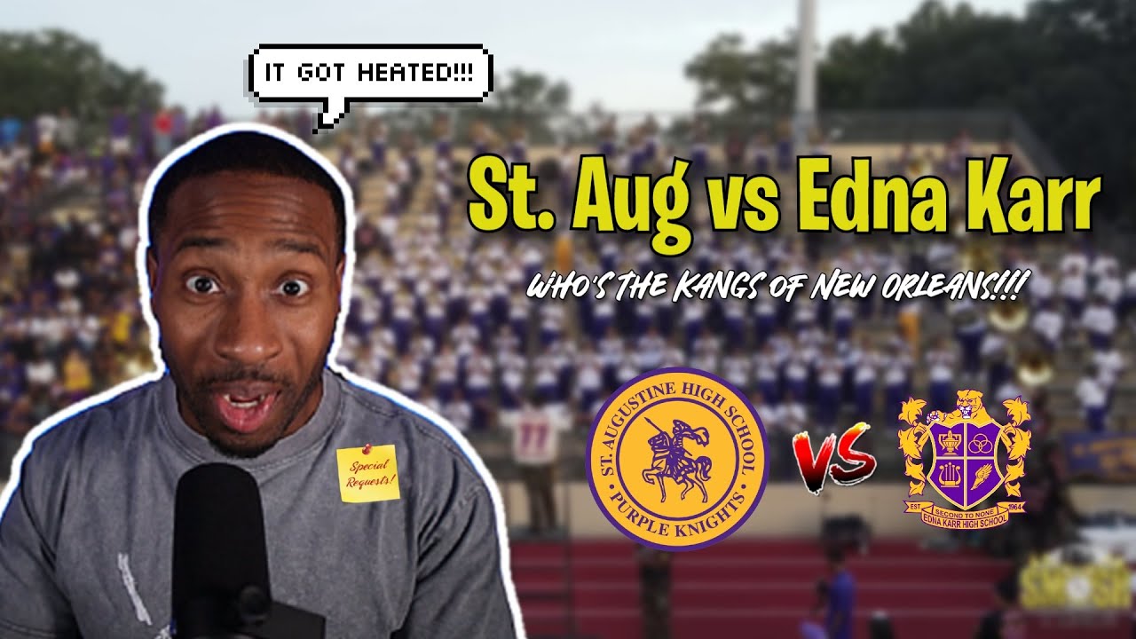 BandHead РЕАКЦИЯ на матч St. Augustine против Edna Karr High School — Zero Quarter (2025)