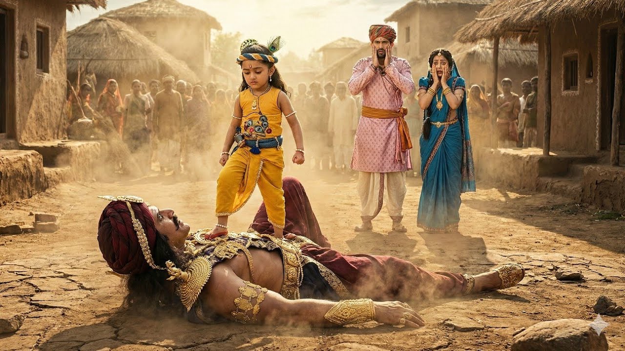 बाल कान्हा का प्रचंड रूप- कान्हा के चरणों तले कंस ढेर हो गया | यशोमती मईया के नंदलाला |Krishan Leela