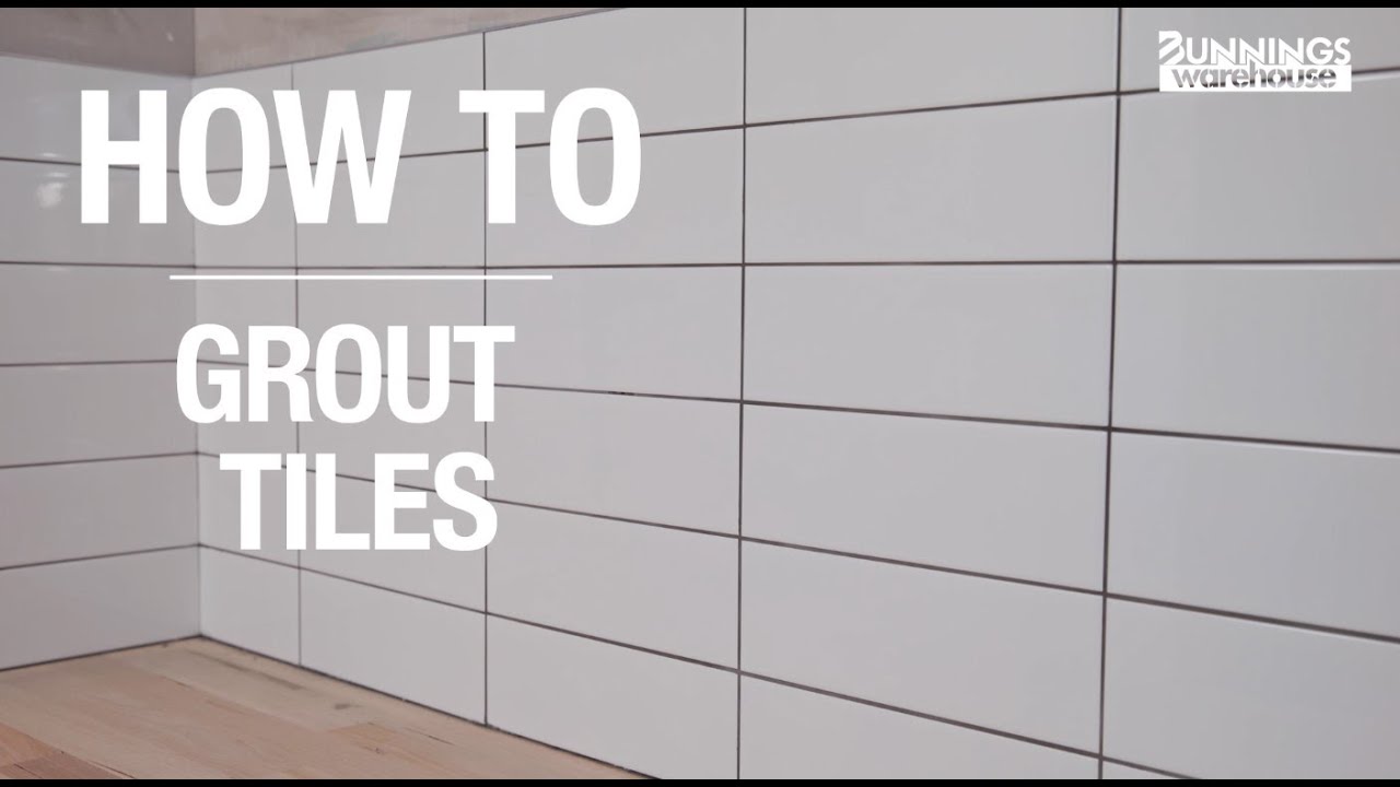 How To Grout Tiles - Bunnings Warehouse