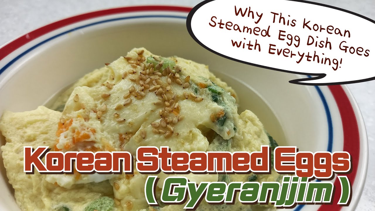 Why This Korean Steamed Egg Dish Goes with Everything! #gyeranjjim