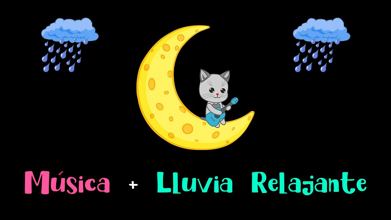 Música para Dormir Bebés con Sonido de Lluvia y Pantalla Negra - Lluvia para Dormir Bebés