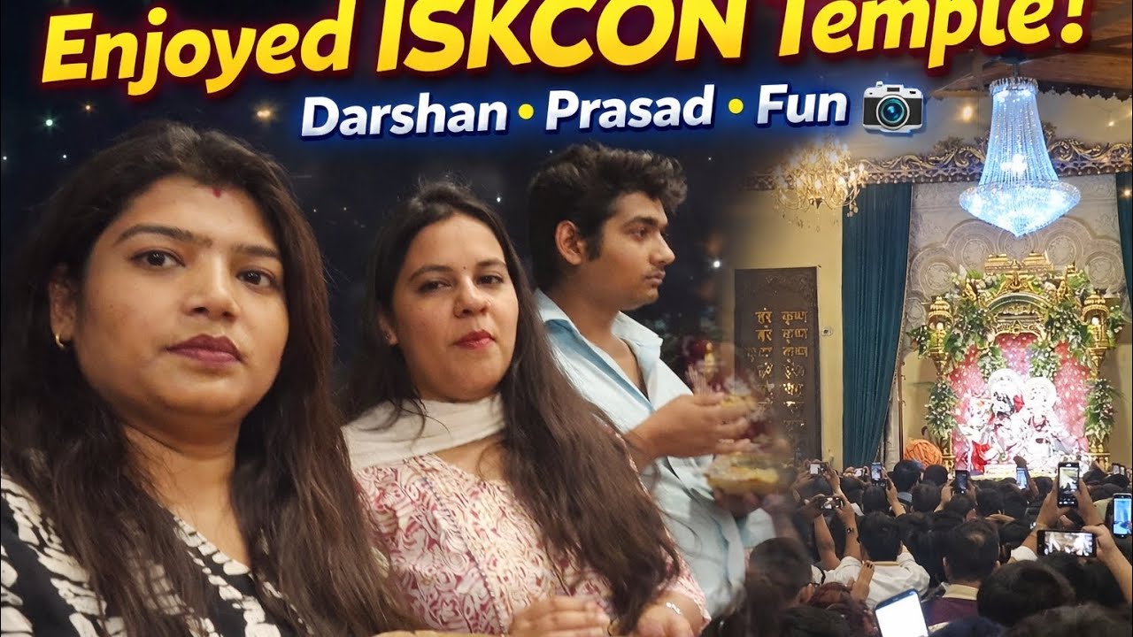“ISKCON Temple Sunday Darshan | Temple Vlog | Enjoy at ISKCON”