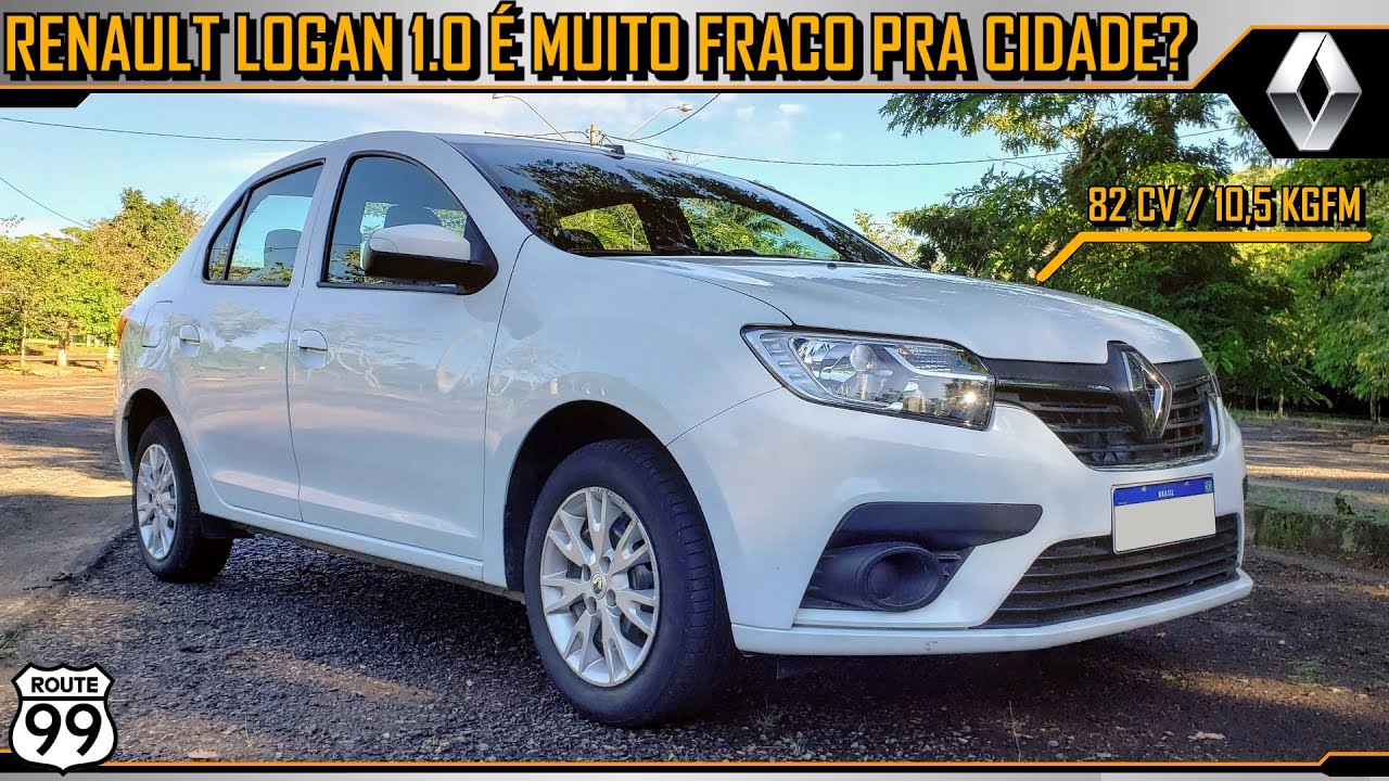 MOTOR 1.0 É POUCO PARA O RENAULT LOGAN NA CIDADE? | CANAL ROUTE 99