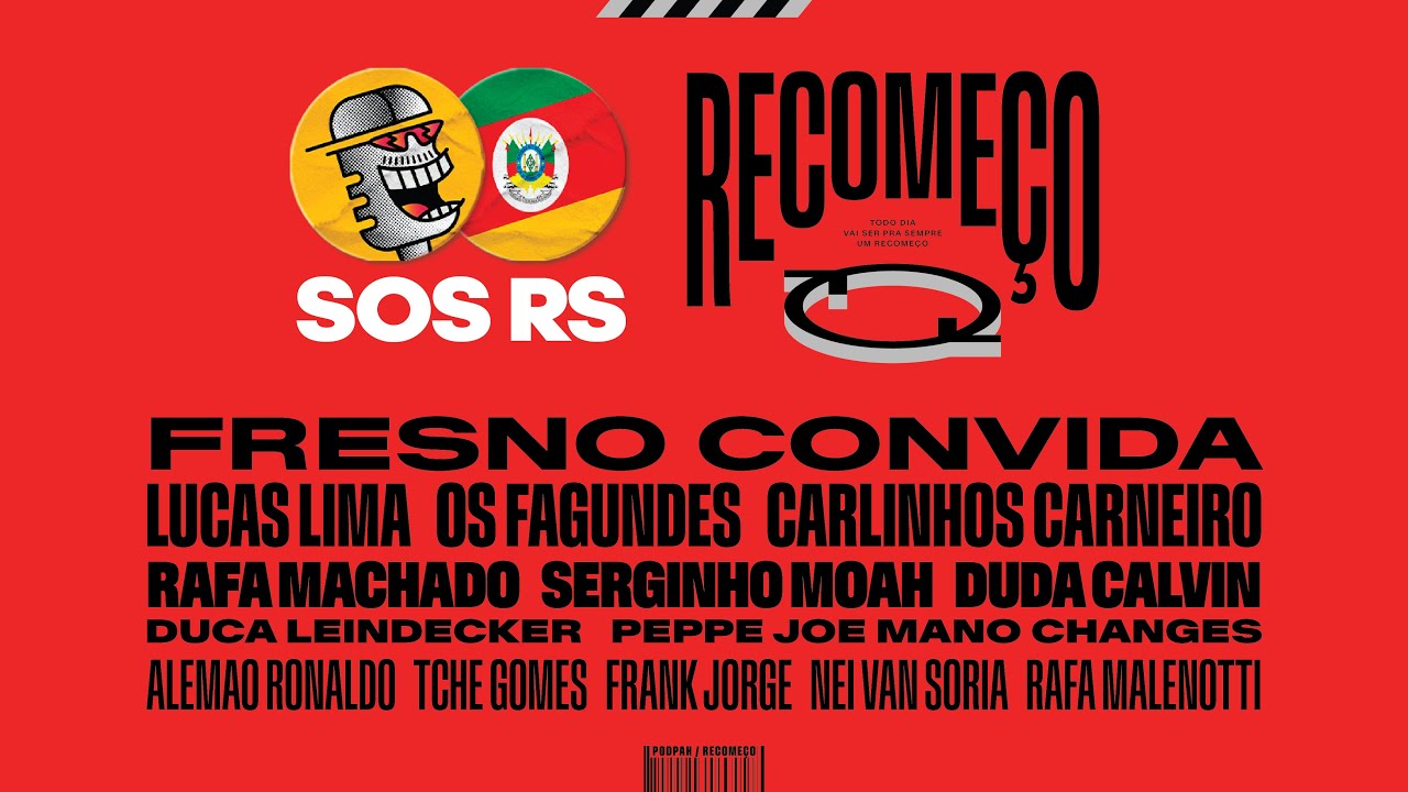 LIVE RECOME&Ccedil;O SOS RS - FRESNO + CONVIDADOS