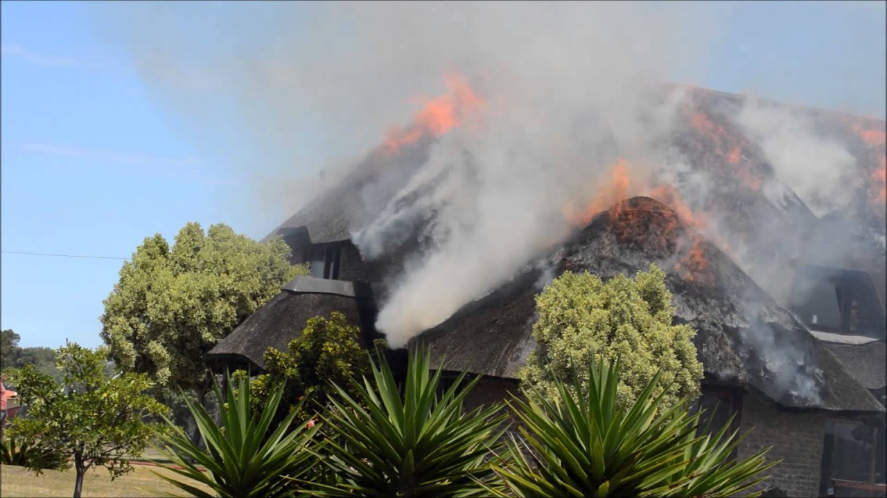Thatch roof house could have been saved by S.A Fire Department.